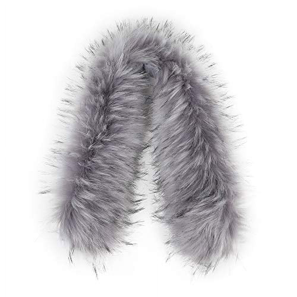 Vogue Cloud Faux Fur Trim for Hood Detachable Fur Hood Trim of