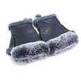 thumbnail image 1 of Vogue Cloud Women's Faux Fur Winter Fingerless Gloves Warm Wrist Hands Warmer, 1 of 6