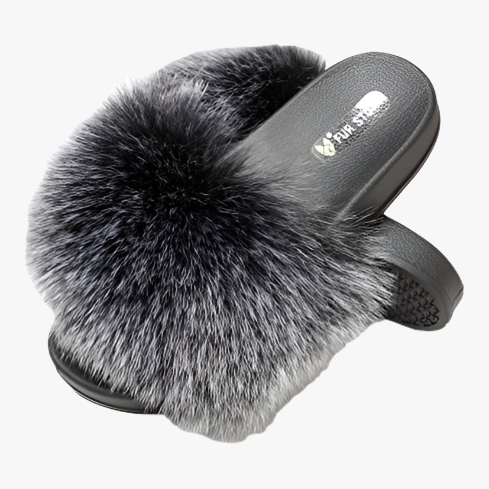 ★2023SS新作★NERDY★Fluffy Flip Flop Fluffy Flip Flop Slippers | Fur Lined Flip Flops-Dream Pairs