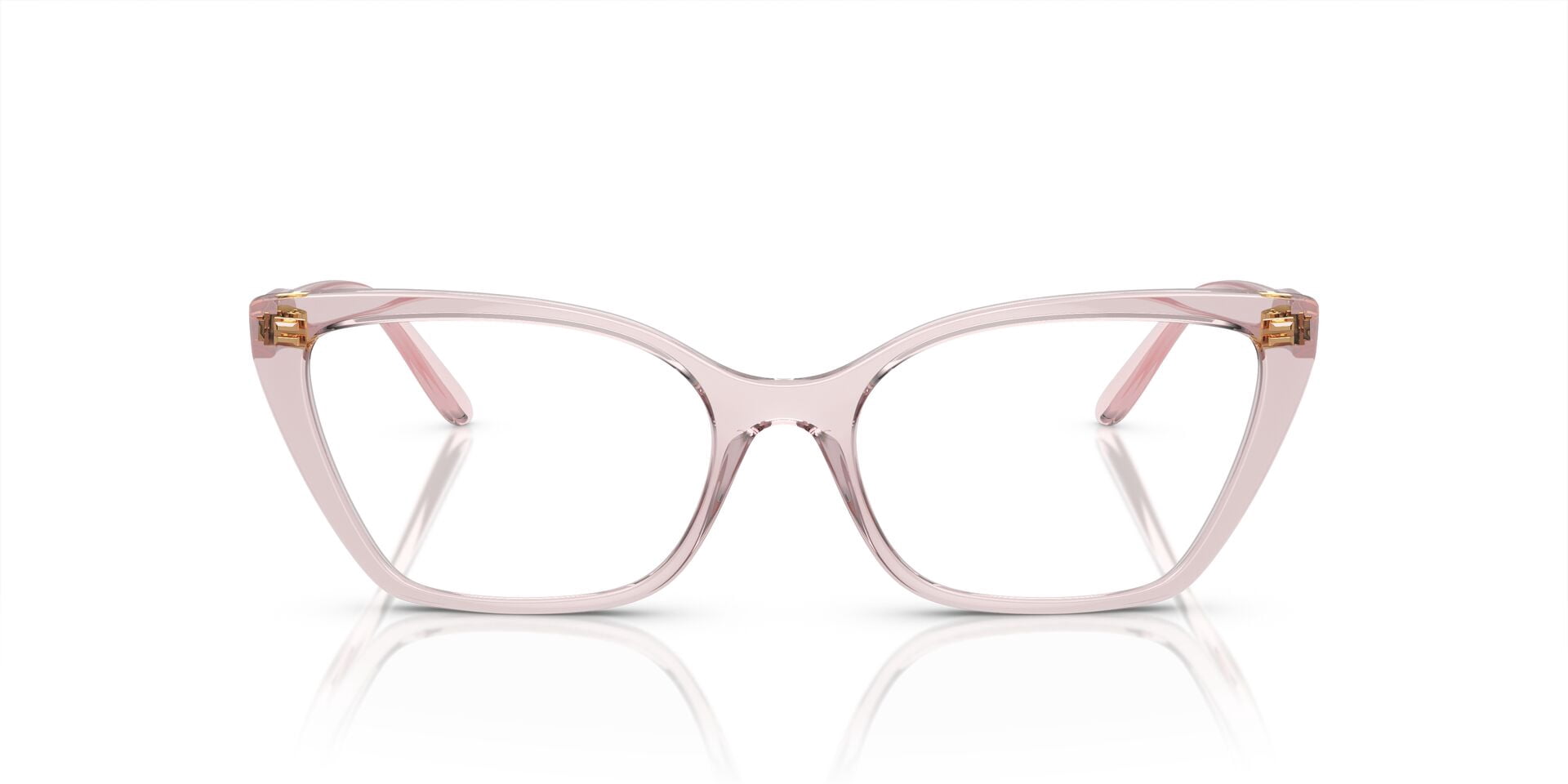 Vogue Women's Size 54 VO5519 Prescription Eyeglasses with Case, Crystal Pink