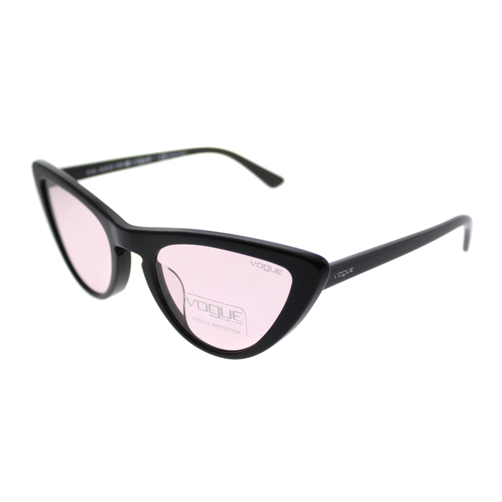 Vogue Eyewear Gigi Hadid For Vogue Asian Fit  Plastic Womens Cat-Eye Sunglasses Black 54mm Adult - image 1 of 3