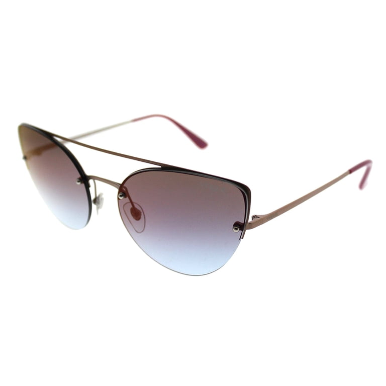 Vogue Metal Womens Cat-Eye Sunglasses Matte Light Pink Gold  display picture 2