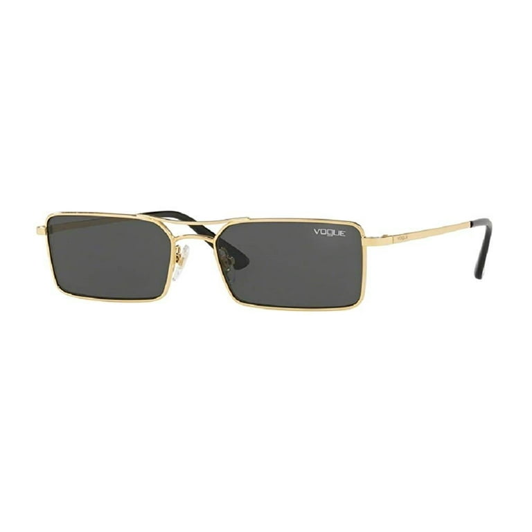 Vogue GIGI HADID VO4106S 280/87 55M Gold/Grey Rectangle Sunglasses