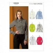 Vogue Ladies Easy Sewing Pattern 9029 Smart Fitted Blouse Tops