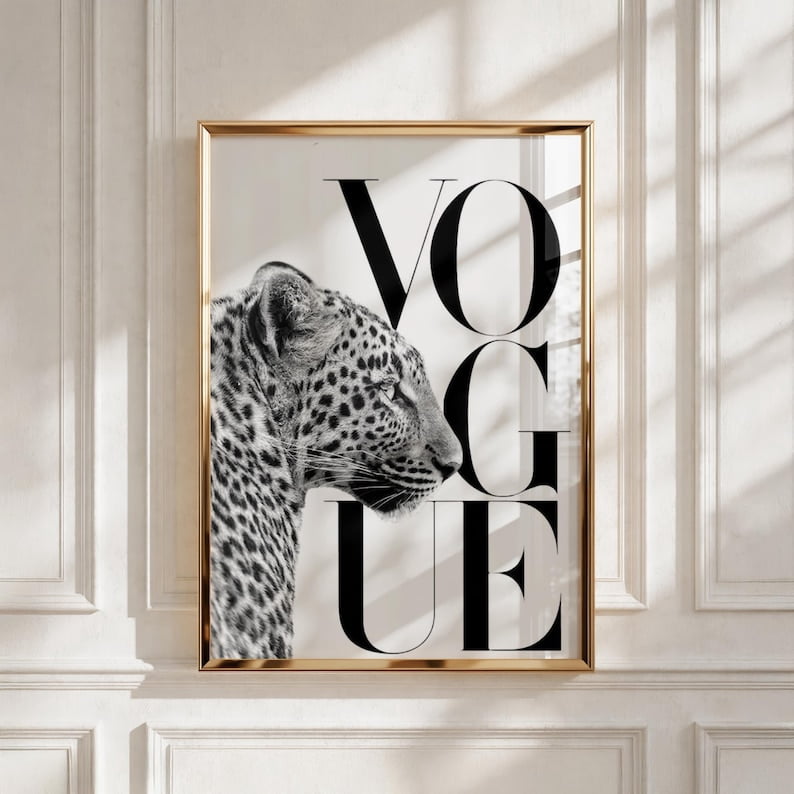 Shop Vogue Prints Wall Art for Chic Home Decor