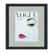 Vogue Magazine Display Frame - Complete with Acrylic, Backing, and Grey Mat - Fits Any Magazine