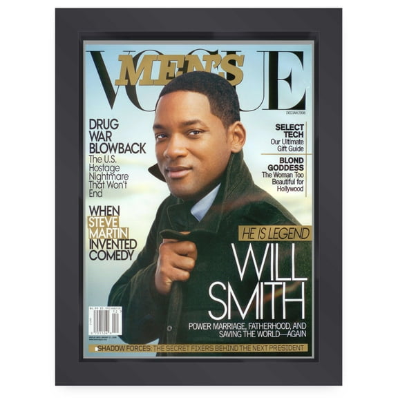 Vogue Magazine Display Frame Complete with Acrylic, Backing, and Hardware- Fits Any Magazine