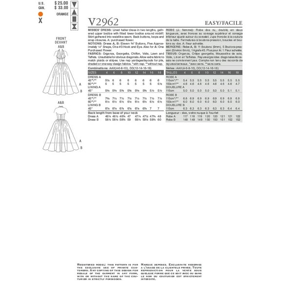 Vogue Misses' Dress-dd (12-14-16-18)