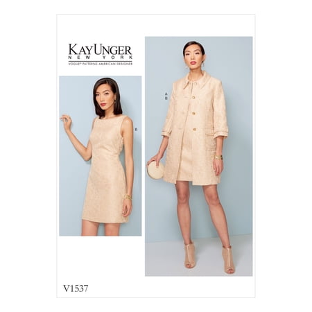 Vogue Pattern MISSES' JACKET AND DRESS-6-8-10-12-14