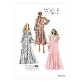 Vogue Pattern Misses' Dress-6-8-10-12-14