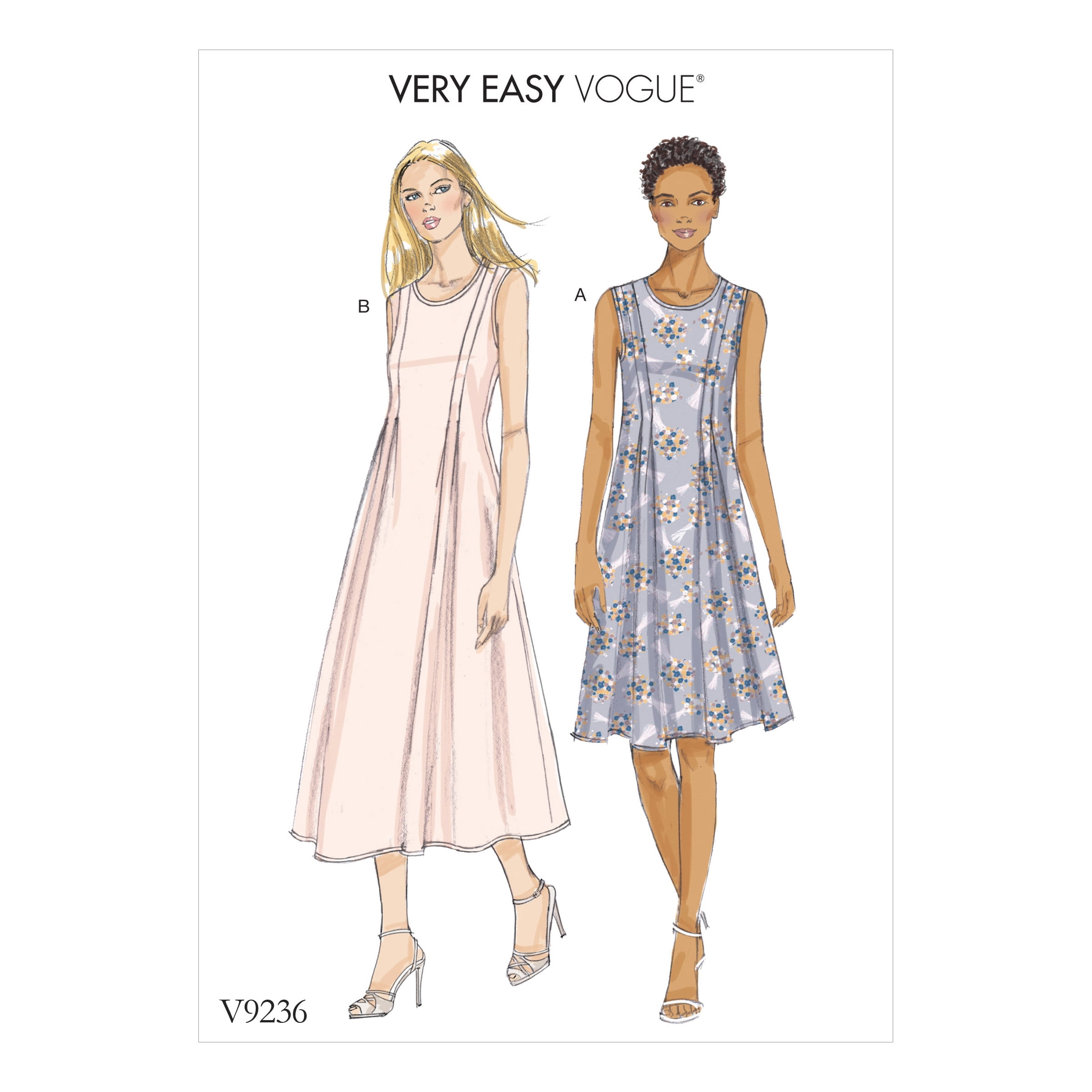 Vogue Pattern Vogue by McCalls' Sewing Pattern Misses' Dress-6-8-10-12 ...