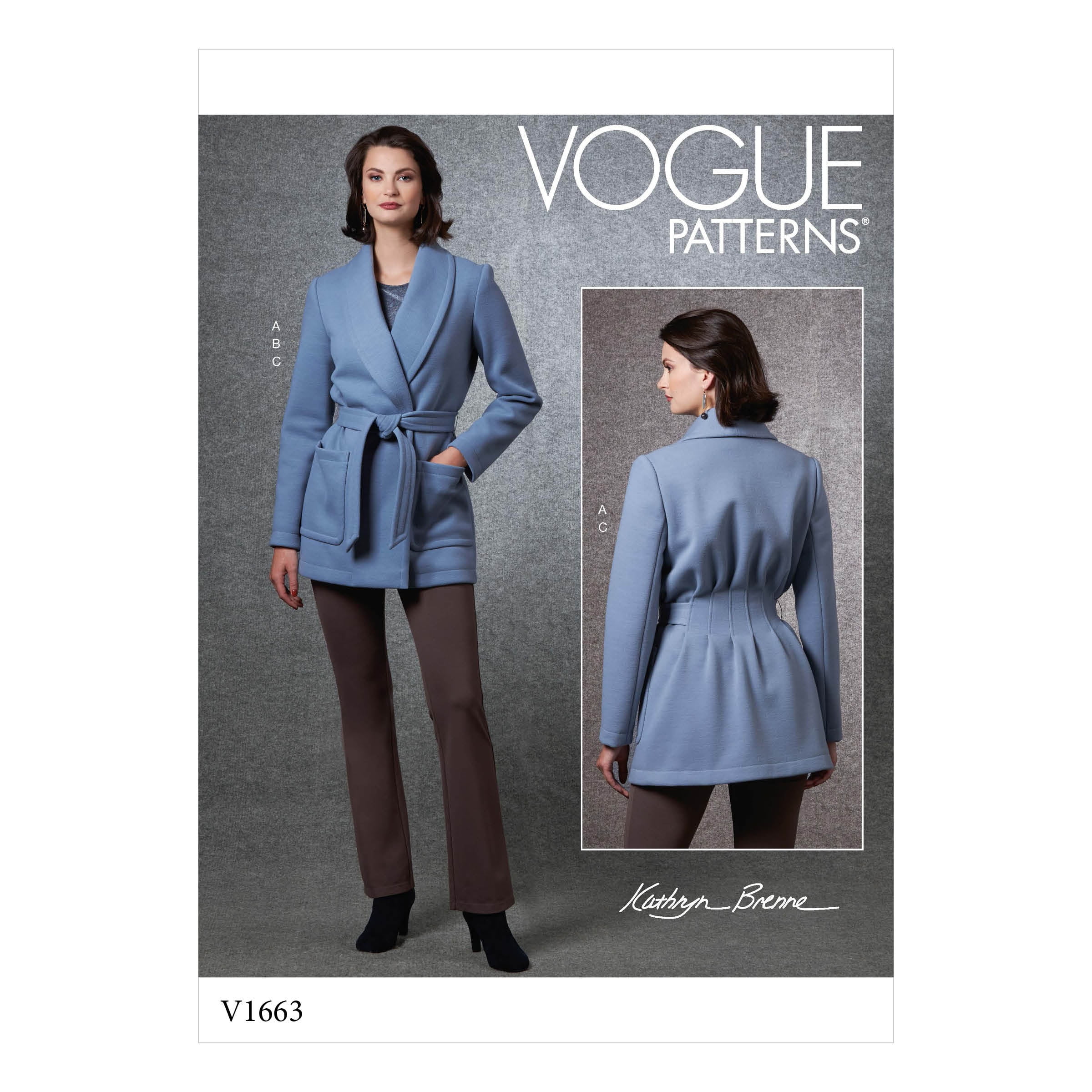 Vogue Patterns Pattern: Kathryn Brenne, Misses' Jacket, Top & Pants ...