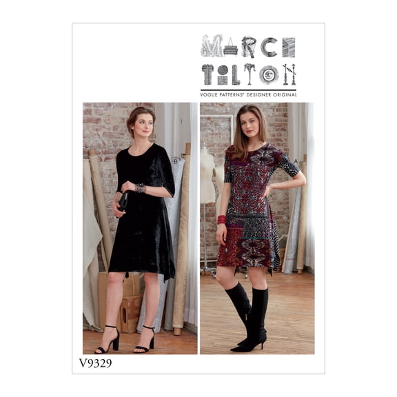 Vogue Patterns Sewing Pattern Misses' Dress-XS-S-M