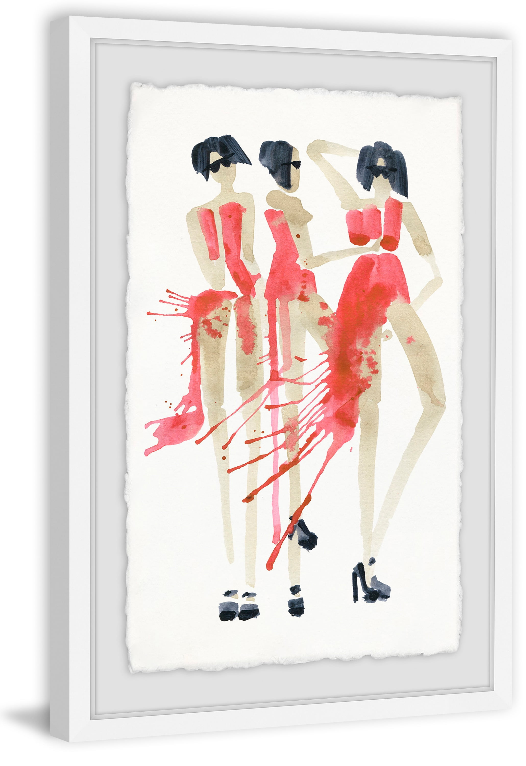 Essuie-verres En Toile De Lin Rouges Vogue, élégance Pratique