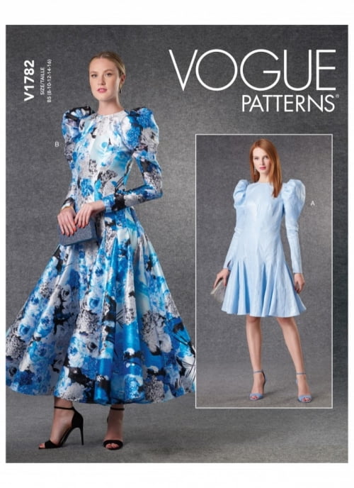 Vogue Patterns V1859F5 Women's Dress F5 (16 18 20 22 24