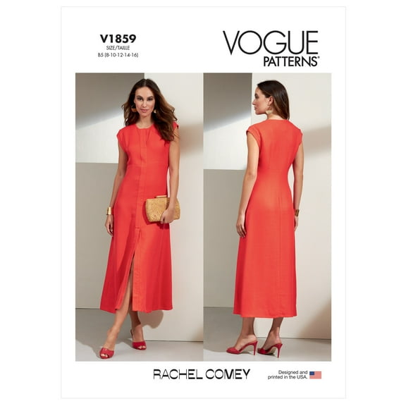 Vogue Sewing Pattern 1859 Dresses F5 (16-18-20-22-24)