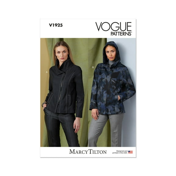 Vogue Sewing Pattern 1925 - Misses' Jacket in Two Lengths by Marcy Tilton, Size: F5 (16-18-20-22-24)