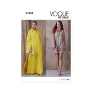 Vogue Sewing Pattern 1933 - Misses Shirt Dress, Size F5 16-18-20-22-24