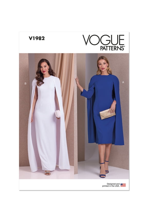 Sewing Pattern 1982 - Misses' Dresses, Size: B5 (8-10-12-14-16)