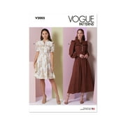 Vogue Sewing Pattern 2005 - Misses Dress in Two Lengths with Sleeve Variations, Size H5 6-8-10-12-14