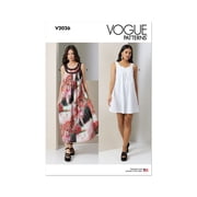 Vogue Sewing Pattern 2026 - Misses' Dress in Two Lengths, Size U5 16-198-20-22-24