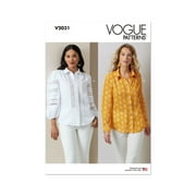 Vogue Sewing Pattern 2031 - Misses Blouses, Size U5 16-198-20-22-24