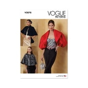 Vogue Sewing Pattern 2078 - Misses Bolero and Capes, Size A XS-S-M-L-XL
