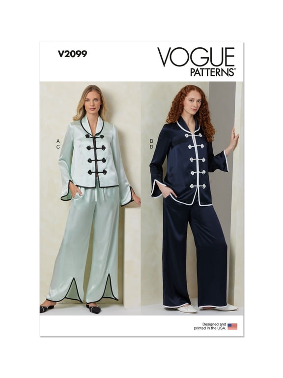 Sewing Pattern 2099 - Misses' Pajamas, Size: A (XS-S-M-L-XL-XXL)