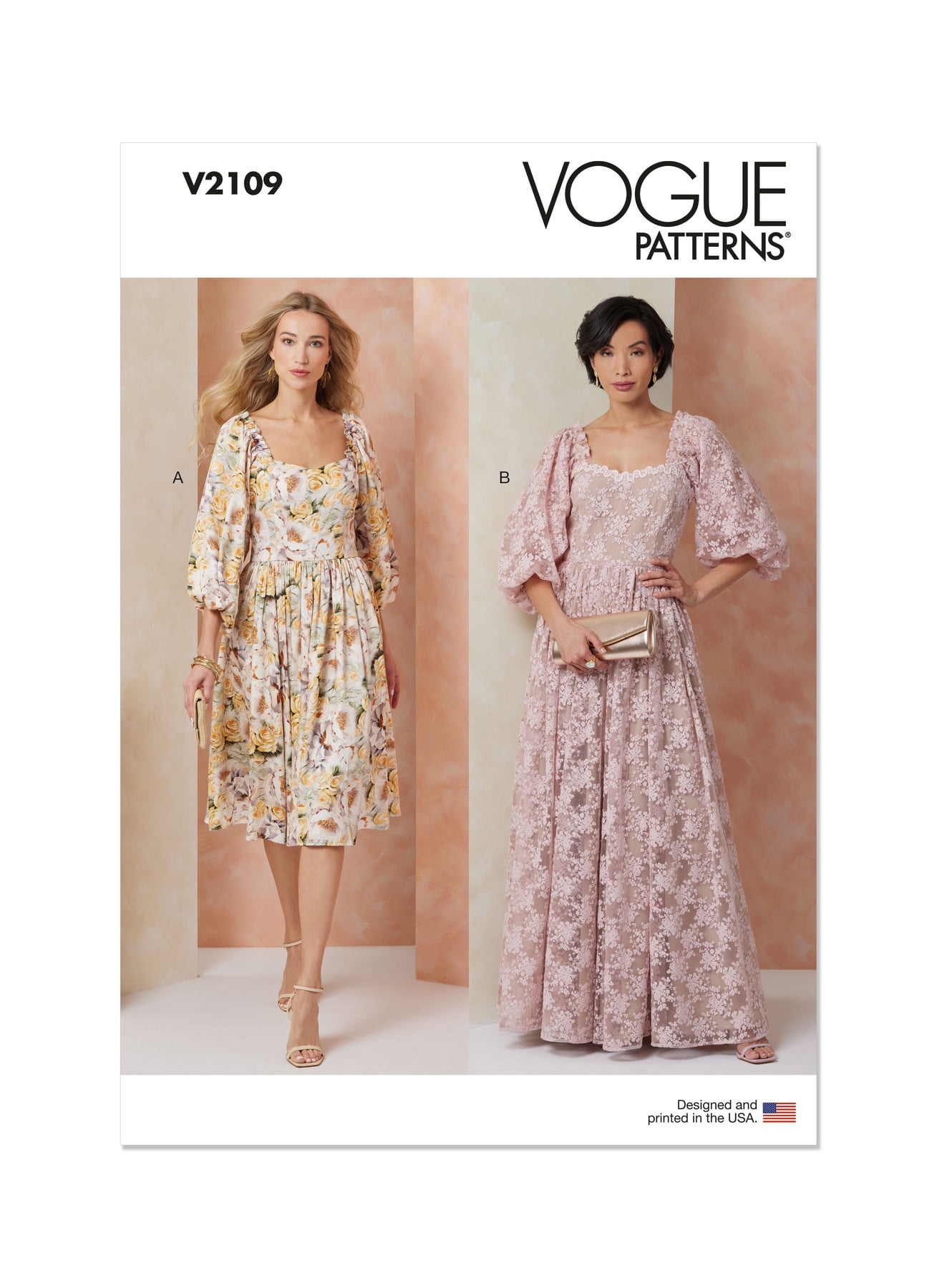 vogue dress patterns V2048 All models have bias bodice/lower front and back Sewing A Vogue Very Easy