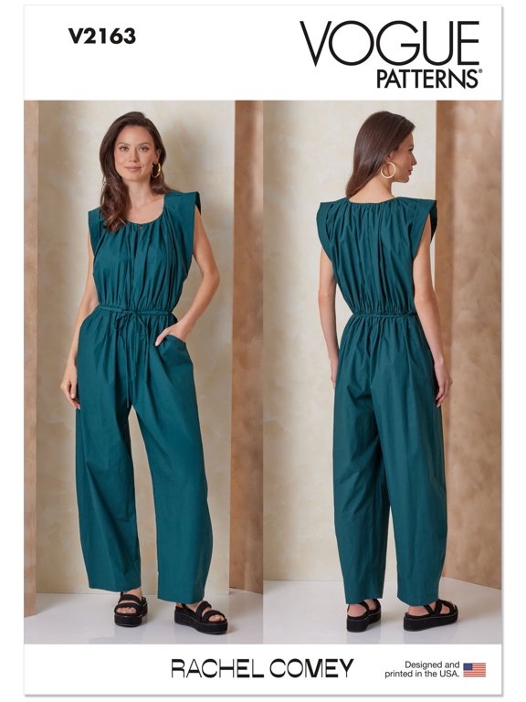 Sewing Pattern 2163 - Misses' Jumpsuit by Rachel Comey, Size: G6(16-26)