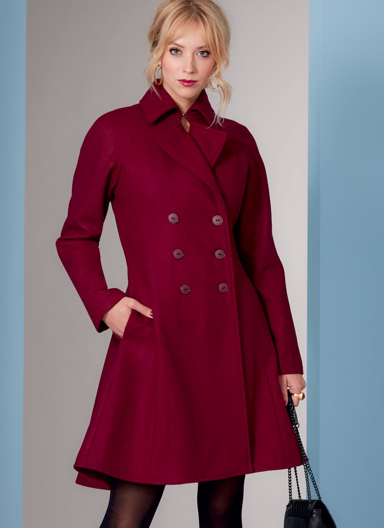 Vogue Sewing Pattern V1837 - Misses' Coat, Size: B5 (8-10-12-14-16)