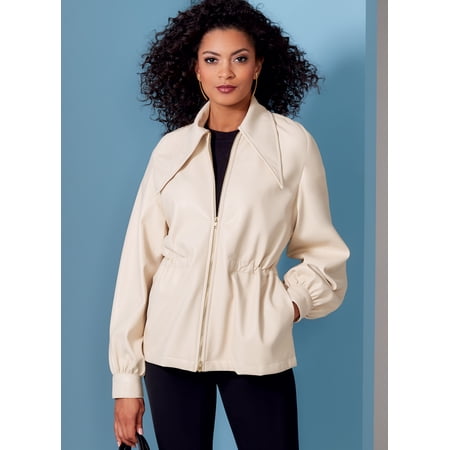 Vogue Sewing Pattern V1840 - Misses' Jacket, Size: A5 (S-M-L-XL-XXL)