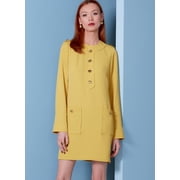 Vogue Sewing Pattern V1844 - Misses and Misses Petite Dress, Size F5 16-18-20-22-24