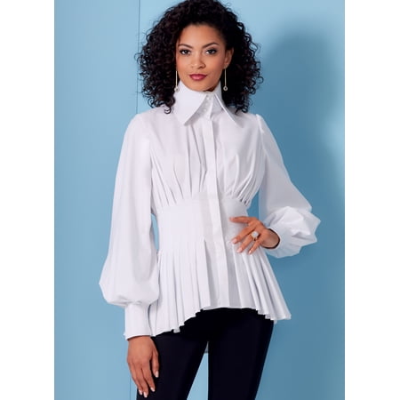 Vogue Sewing Pattern V1845 - Misses' Shirt, Size: B5 (8-10-12-14-16)