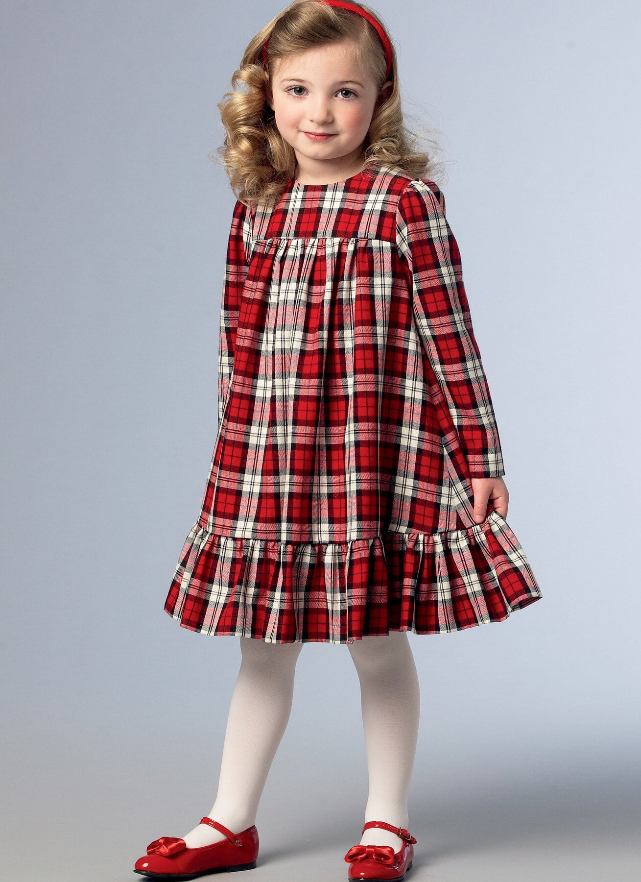 Vogue Sewing Pattern V1857 - Children's and Girls' Dress, Size: CL (6-7-8)