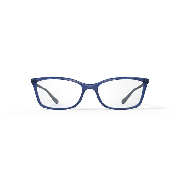 Vogue Women's 0VO5305B Prescription Eyeglasses with Case, Transparent Blue