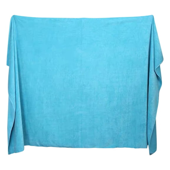 VogueV 80X71In Turkish Cotton Oversized Bath Sheet, Extra-Large Beach Pool Towel, 100% Long-Staple Fiber, Thick Soft Absorbent, Machine-Washable Spa Blanket for Adults, Hotel, 1*Bath Towel