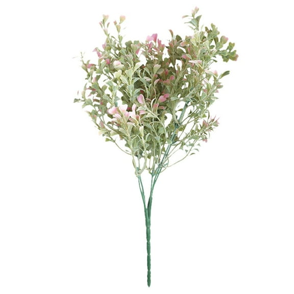 VogueV Artificial Clover Grass Bouquet, Faux Silk Leaves for Home Wedding Centerpiece, 14 in Tall Fake Plant for Vase Filler, 1 Bouquet of Artificial Flowers