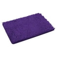 thumbnail image 1 of VogueV Blue Purple Bathroom Carpet, Soft Furry Absorbent Bath Mat, Machine Washable Non-Slip Floor Rug for Tub, Shower, Kitchen, Bedroom, Dorm, Rv, Elderly & teen Safe, 1Pc Bathroom Mat, 1 of 9