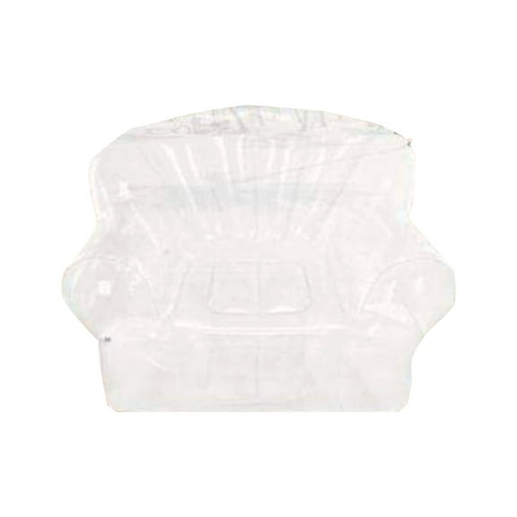 VogueV Clear Pvc Stuffed Animal Storage Bag with Zipper, Stuffable Toy Organizer & Bean Bag Chair for Kids Room, Playroom, Nursery Décor, 1 Stuffed Animal Clear Bag