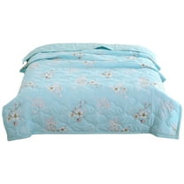 VogueV Cooling Ice Blanket for Hot Sleepers, Lightweight Cotton Summer Quilt, Moisture-Wicking Breathable Cover, Twin 60 X 80 In, Night-Sweat Relief for Adults, 40" X 60"