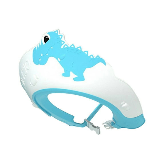 VogueV Dinosaur Shower Cap for teen, Soft Anti-Slip Visor Hat, for Bath Time, Ear Protection, Fun Design, Adjustable, 1 teens'S Shampoo Cap
