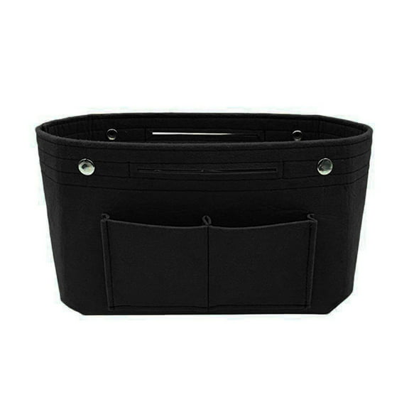 VogueV Felt Handbag Organizer Insert Bag, Multi-Pocket Tote Storage Organizer for Purse, Cosmetic, Phone, Keys, iPad, Lightweight Foldable Travel Accessory, Keep Items Well Organized