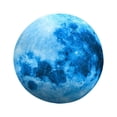thumbnail image 1 of VogueV Glow-In-The-Dark Moon Wall Decal, Luminous Pvc Planet Sticker for teen Room Ceiling, Removable Night-Light Décor, Space-Themed Nursery Gift, 1X Moon Glow-In-The-Dark Wall Sticker, 1 of 3