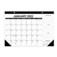 thumbnail image 1 of VogueV Large Floral Desktop Calendar, 18-Month English Planner July 2021-Dec 2022, Thick Paper Easel Stand for Home Office, Tear-Off Monthly Pages, 1 X Calendar, 1 of 7