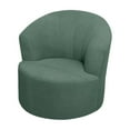 thumbnail image 1 of VogueV Stretch Swivel Chair Slipcover, Round Club Armchair Cover for Barrel Recliner Sofa, 92% Polyester 8% Spandex, Modern Furniture Protector for Hotel, Home, Pets, Machine Washable, 1 Sofa Cover, 1 of 7
