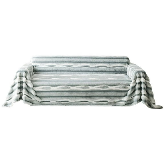 VogueV Tie Dye Plush Sofa Cover, Soft Stretchable Slipcover for Living Room, Bedroom, Dorm, Hotel, Furniture Protector, Decorative Accent, 1 Piece