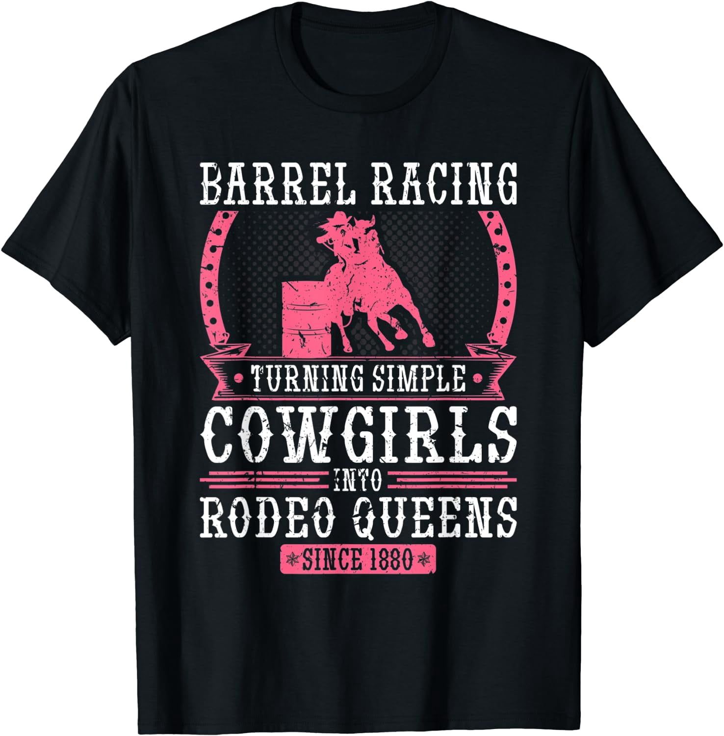 VogueVale Barrel Racing Turning Cow To Rodeo Queens, Barrel Racer T ...