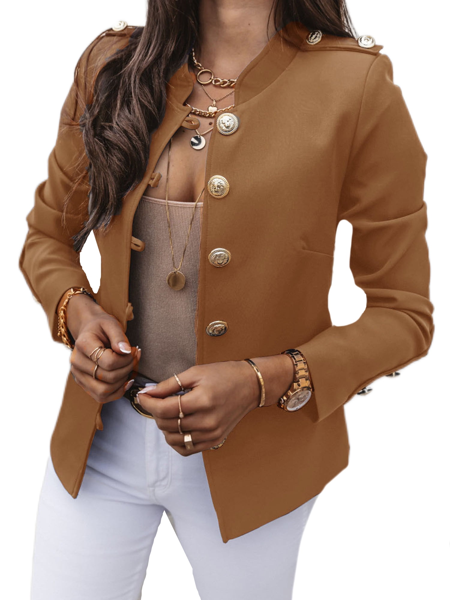 Camel colour deals jacket ladies