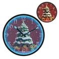 thumbnail image 1 of Voice Activated Clock with Glow Light 12 Inch Large Silent Wall Clock Battery Operated for Home Decor 3d Christmas Tree, 1 of 8